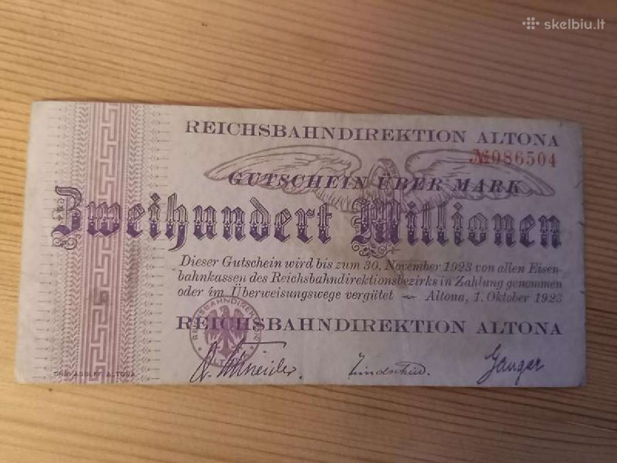 Vokietija 1923 200.000.000 markiu (notgeldas)