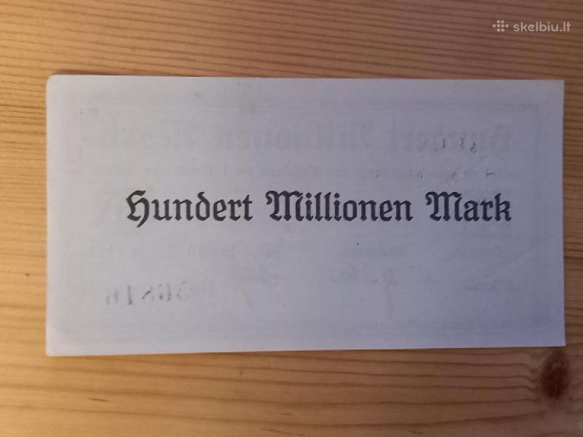Vokietija 1923 100.000.000 markiu (notgeldas) - nuotraukos Nr. 2