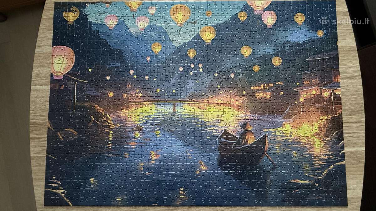 Šviečianti dėlionė, 1000 vntt.