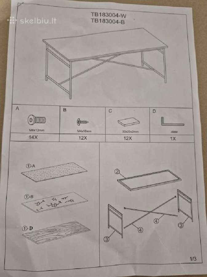 Lauko stalas Akcija - nuotraukos Nr. 3