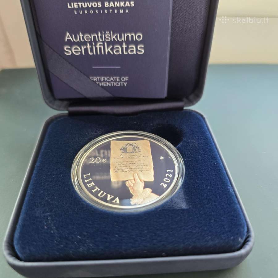 Lietuva 2021 20e Ag925 Abiejų Tautų Konstitucija
