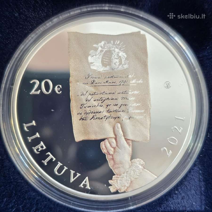 Lietuva 2021 20e Ag925 Abiejų Tautų Konstitucija - nuotraukos Nr. 2