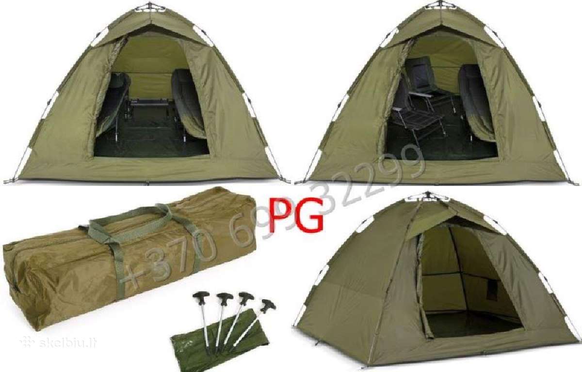 Greito pastatymo karpinė palapinė 159 € - nuotraukos Nr. 4