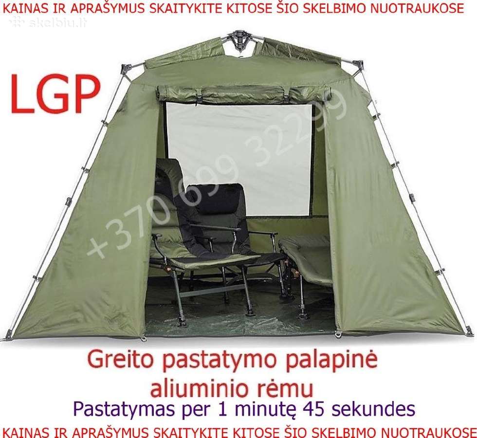 Greito pastatymo karpinė palapinė 159 € - nuotraukos Nr. 5