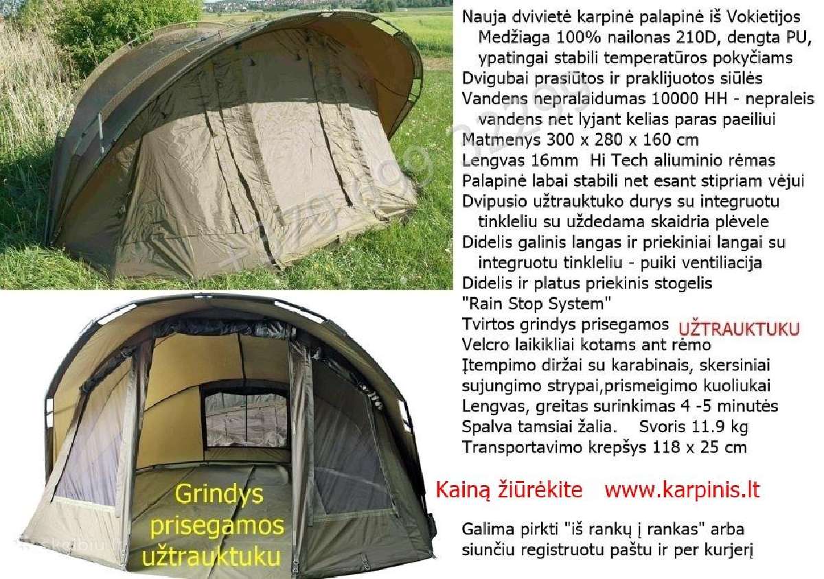 Greito pastatymo karpinė palapinė 159 € - nuotraukos Nr. 15