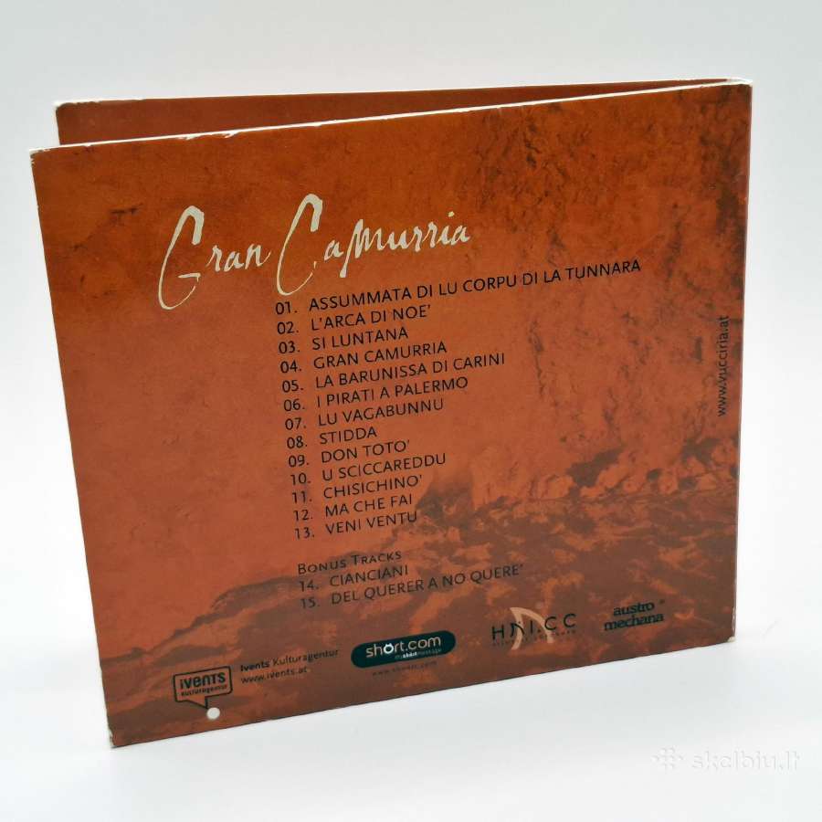 Vucciria - Gran Camurria (CD) - nuotraukos Nr. 3