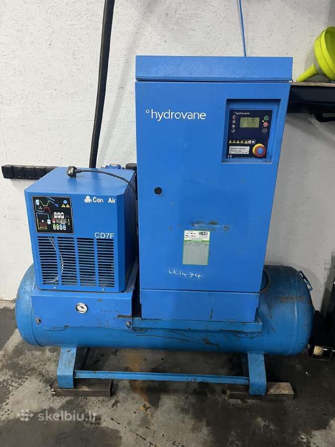 Hydrovane 4 kw kompresorius,resyveris, sausintuvas
