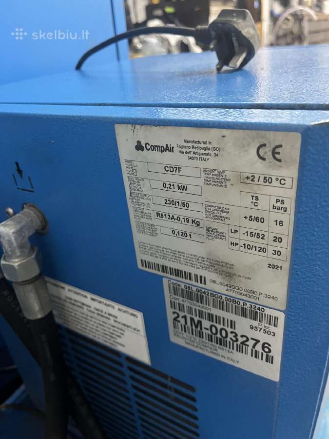 Hydrovane 4 kw kompresorius,resyveris, sausintuvas - nuotraukos Nr. 7