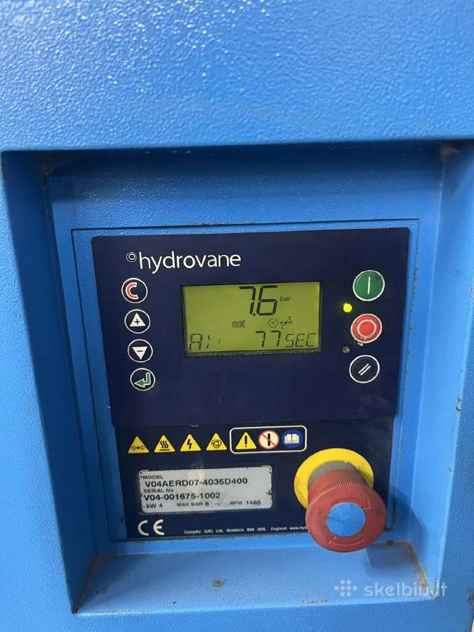 Hydrovane 4 kw kompresorius,resyveris, sausintuvas - nuotraukos Nr. 8