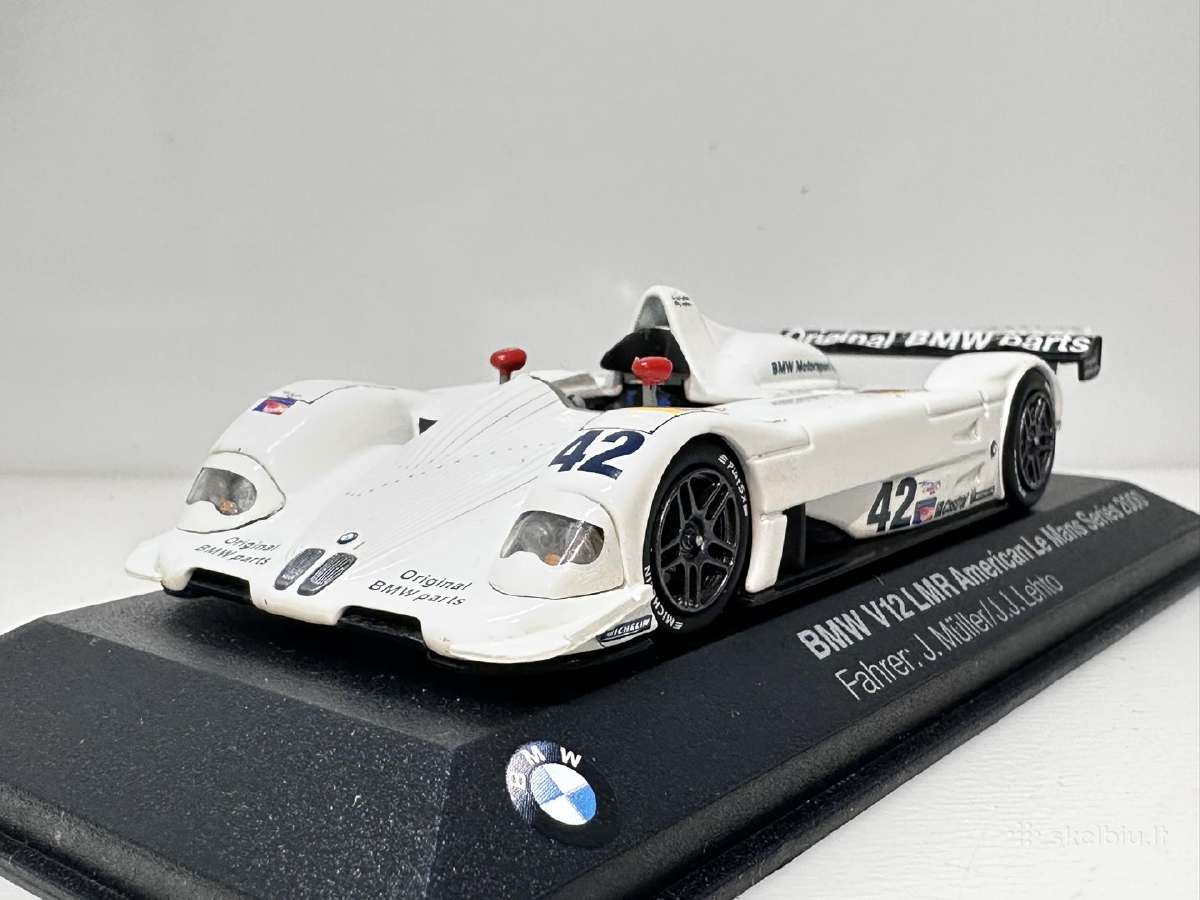 Bmw V12 Lmr Bmw Motorsport #42 Muller/lehto balta - nuotraukos Nr. 3