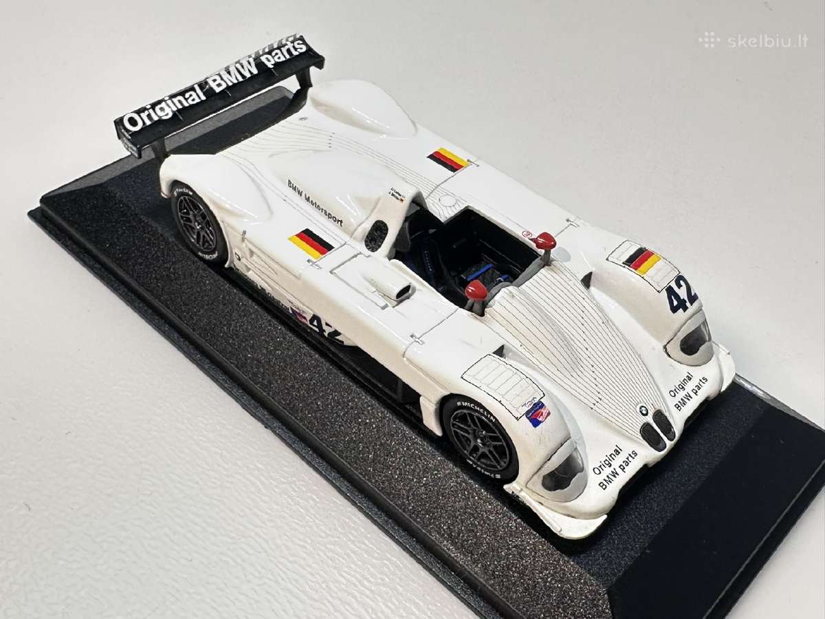 Bmw V12 Lmr Bmw Motorsport #42 Muller/lehto balta - nuotraukos Nr. 6