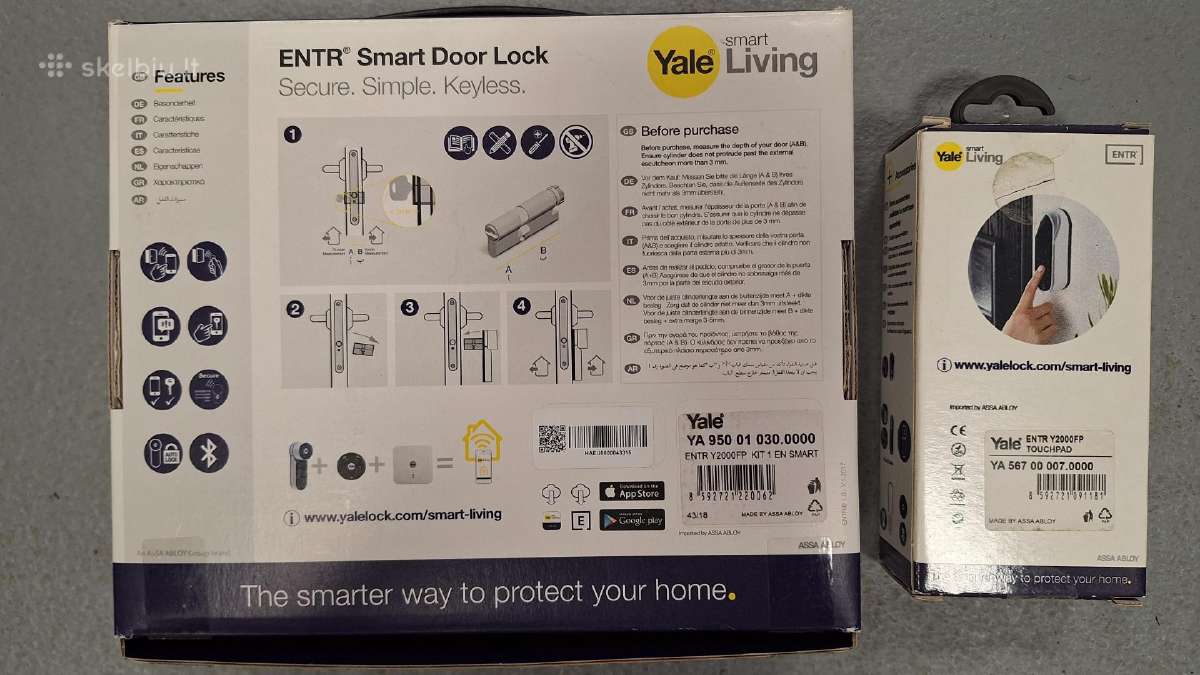 Abloy Yale išmani spyna - nuotraukos Nr. 2
