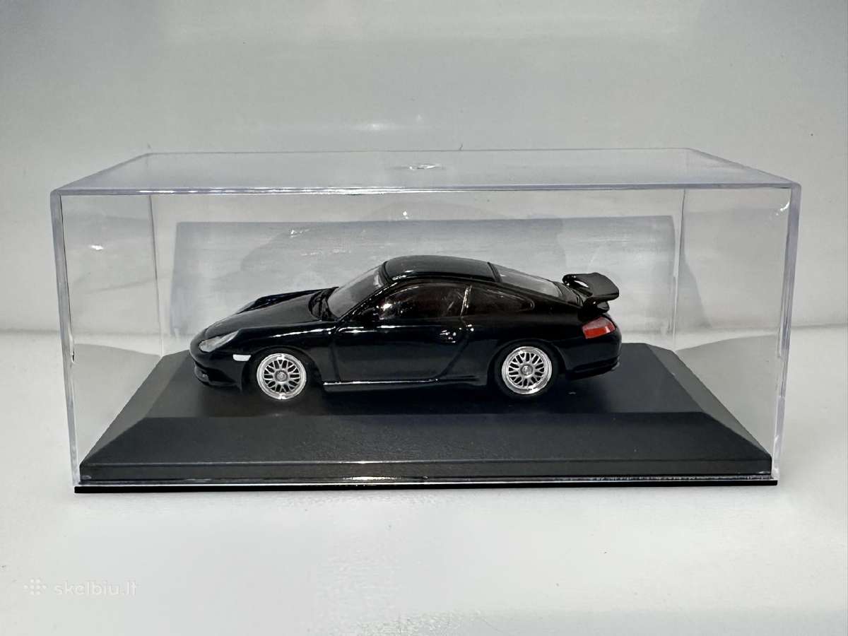 Porsche 911 996 Gt3 juoda 1:43 Minichamps [neorg. - nuotraukos Nr. 2