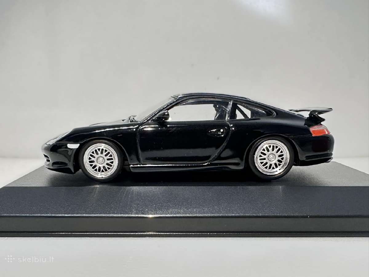 Porsche 911 996 Gt3 juoda 1:43 Minichamps [neorg. - nuotraukos Nr. 4