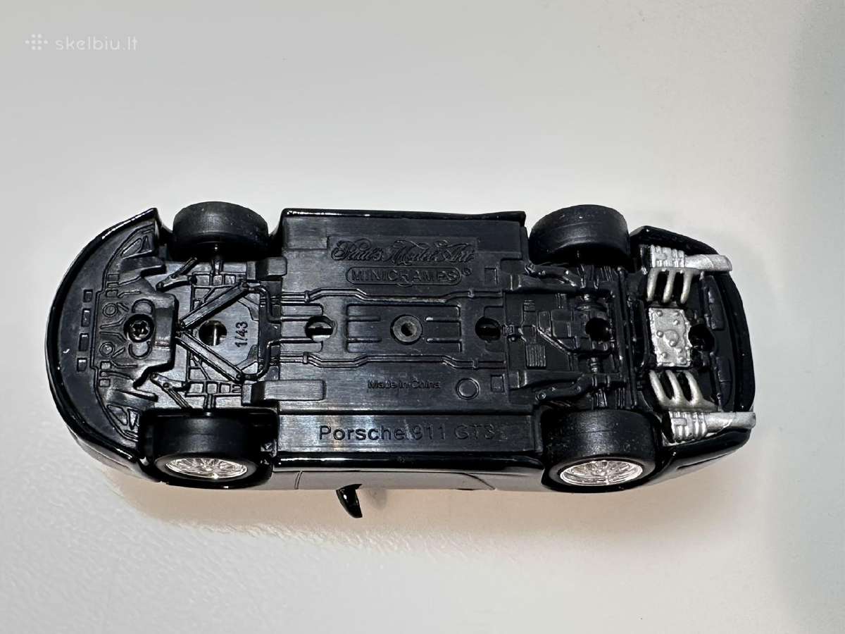 Porsche 911 996 Gt3 juoda 1:43 Minichamps [neorg. - nuotraukos Nr. 7