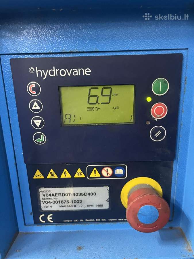 Hydrovane 4 kw kompresorius,resyveris, sausintuvas - nuotraukos Nr. 9