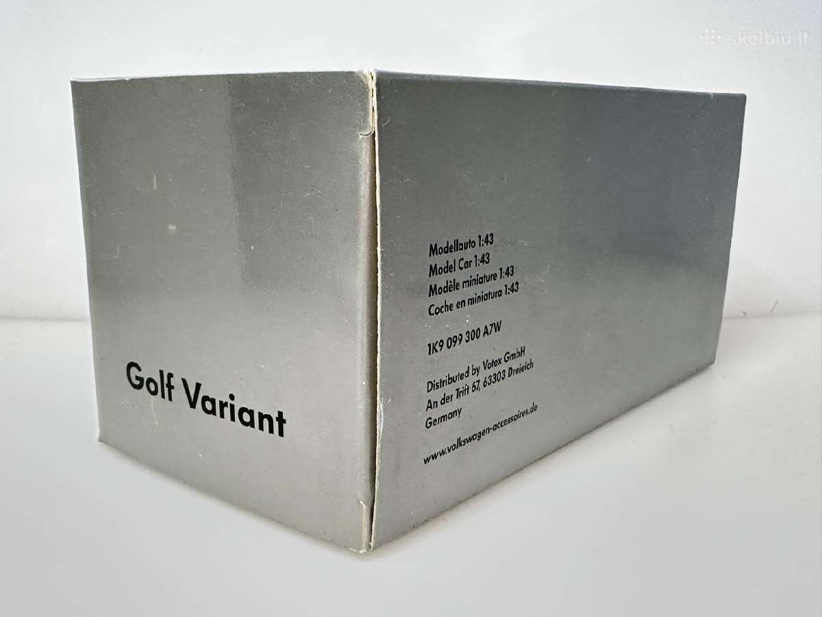 Volkswagen Golf V Variant sidabrinė 1:43 Autoart - nuotraukos Nr. 6