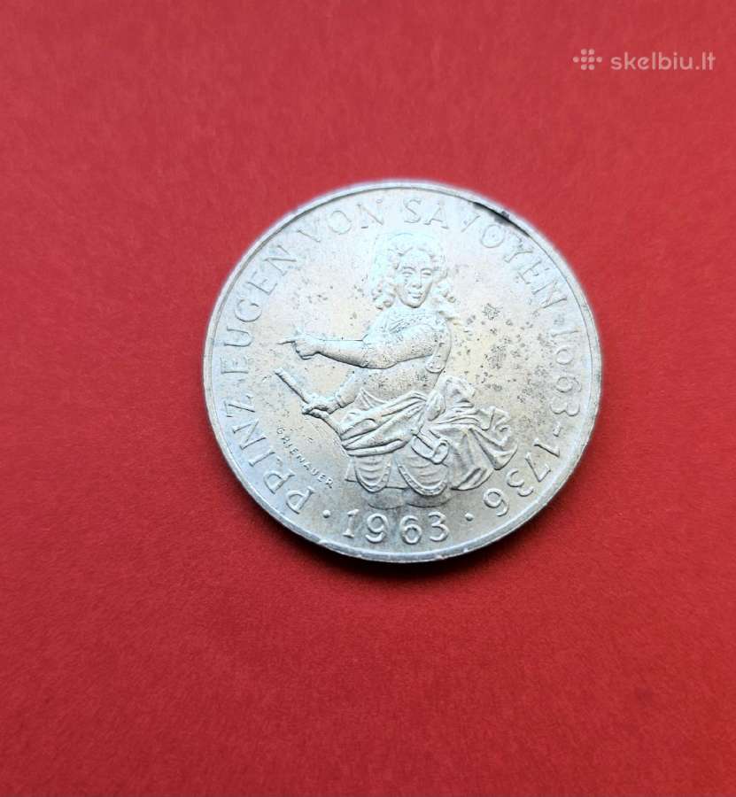 Austrija. 25 šilingai (1963m.)