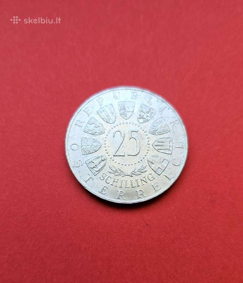 Austrija. 25 šilingai (1963m.) - nuotraukos Nr. 2