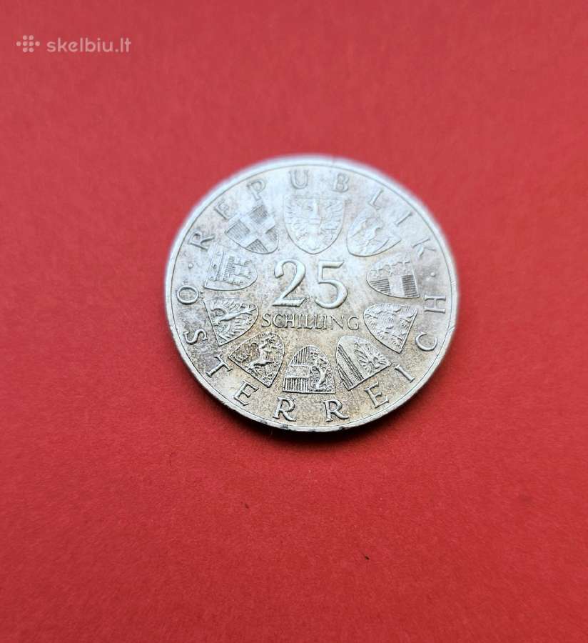 1967 m. 25 šilingai. Austrija. - nuotraukos Nr. 2