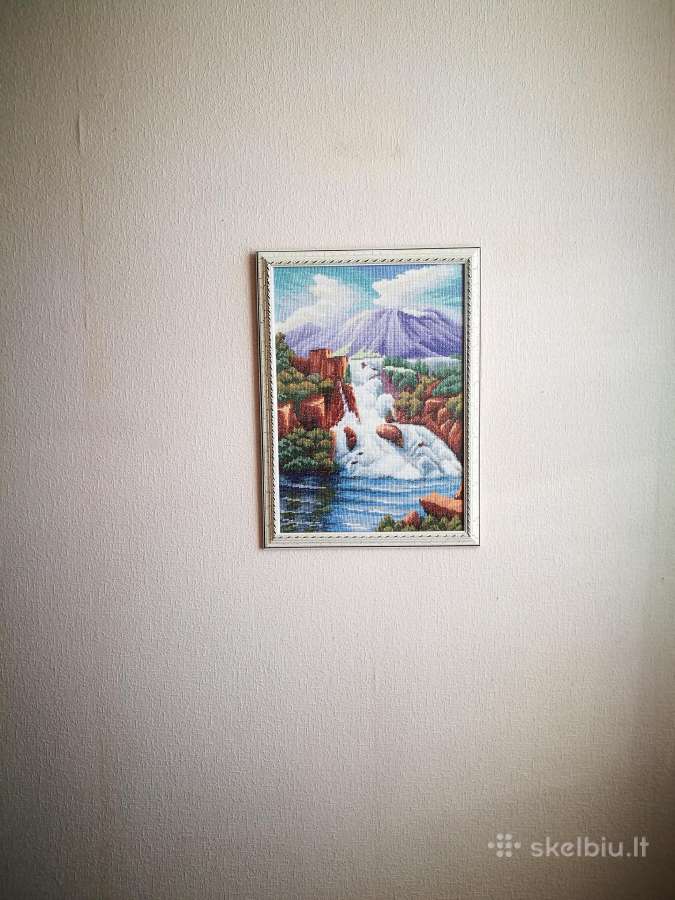 Paveikslas "Krioklys", autorinis. - nuotraukos Nr. 3