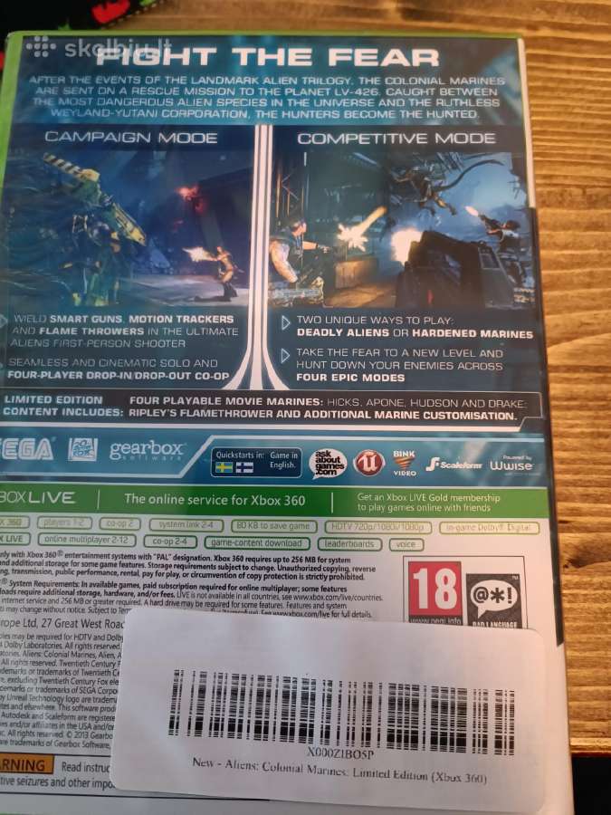 Xbox 360 žaidimas naujas neispakuotas - nuotraukos Nr. 2
