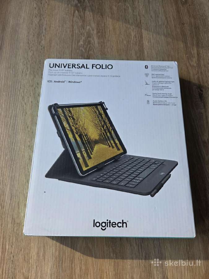 Logitech Universal Folio Logitech Slim iPad Lenovo - nuotraukos Nr. 11