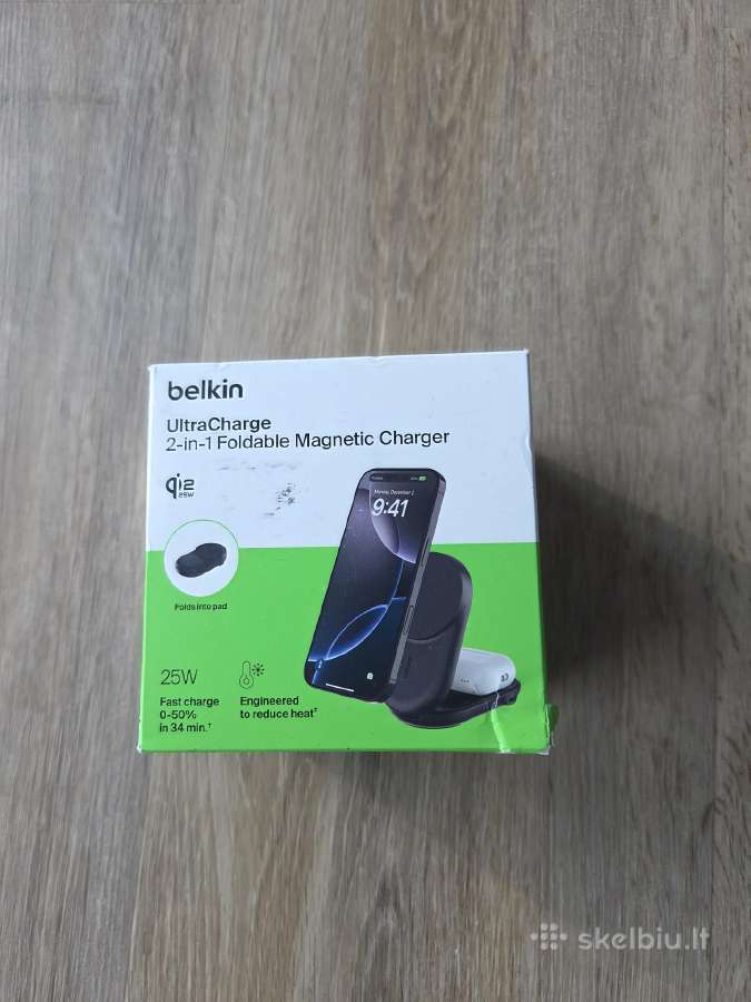 Belkin Qi2 25w Ultracharge Pro / Anker 45w Usb-c - nuotraukos Nr. 17
