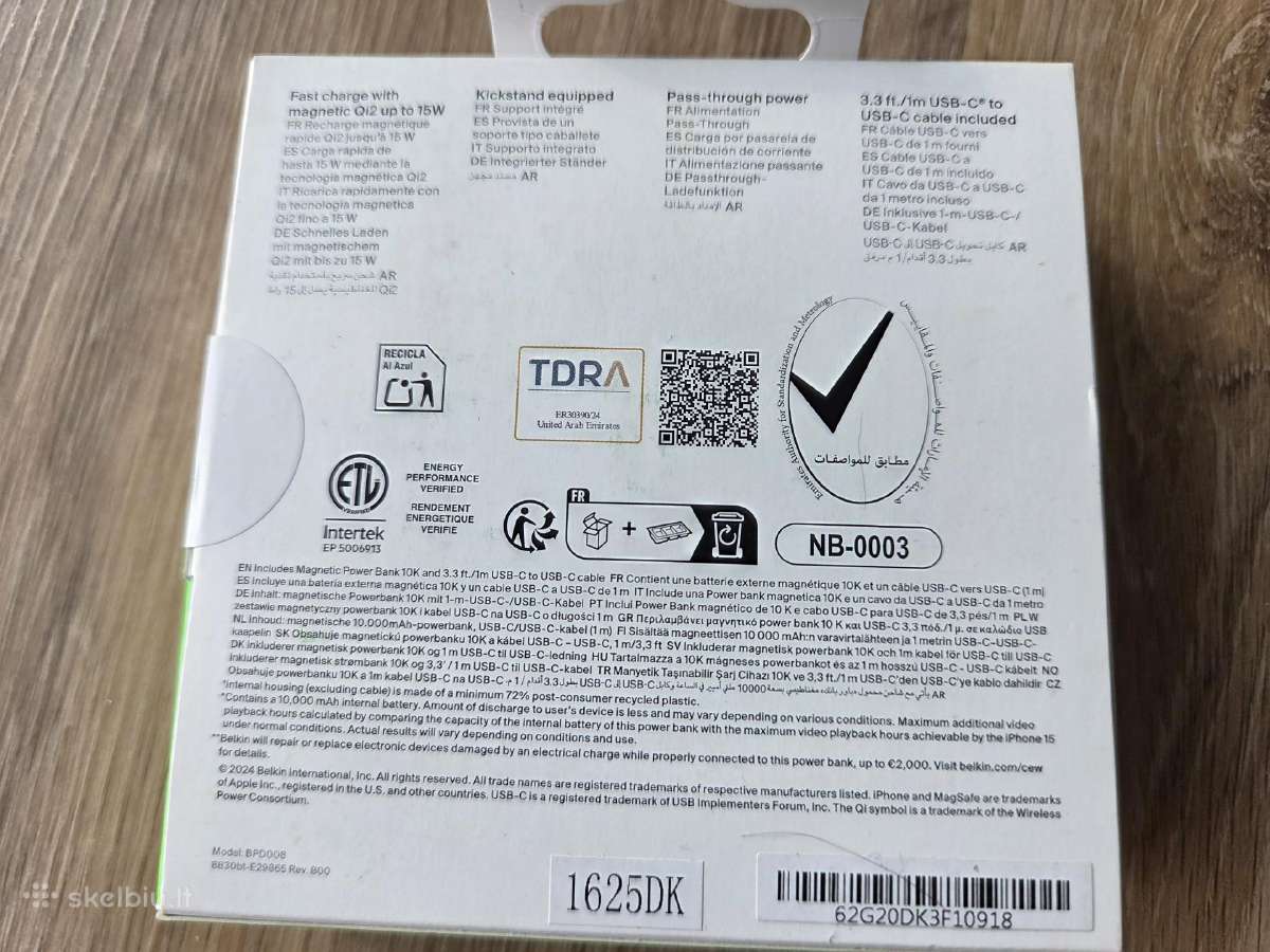 Belkin Qi2 25w Ultracharge Pro / Anker 45w Usb-c - nuotraukos Nr. 22