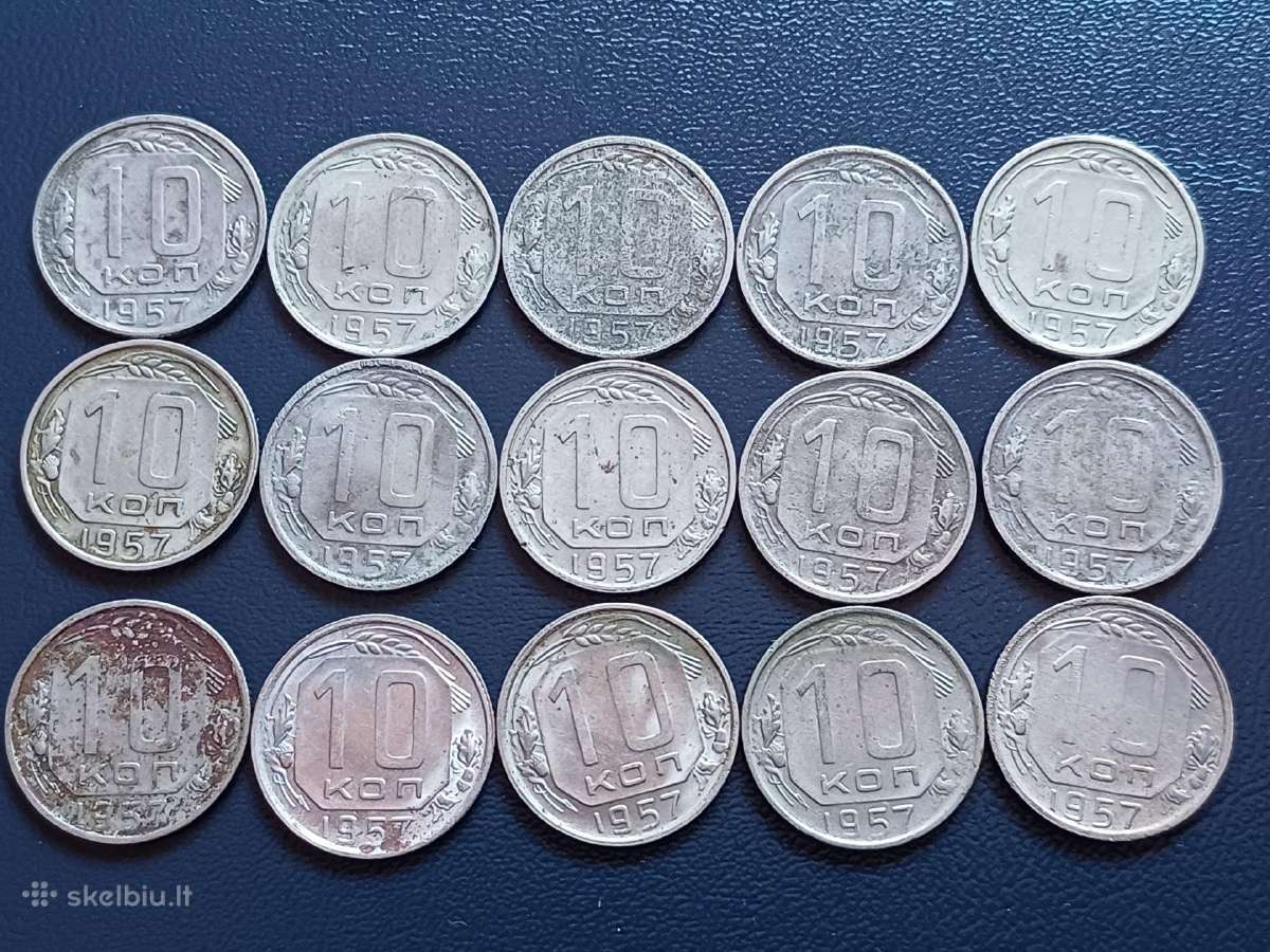 10 kapeikų 1957m.