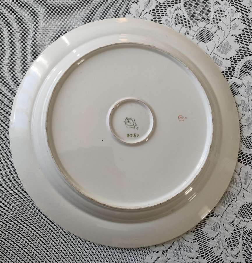 Didelė sena porcelianinė lėkštė skersmuo 35.2cm - nuotraukos Nr. 5