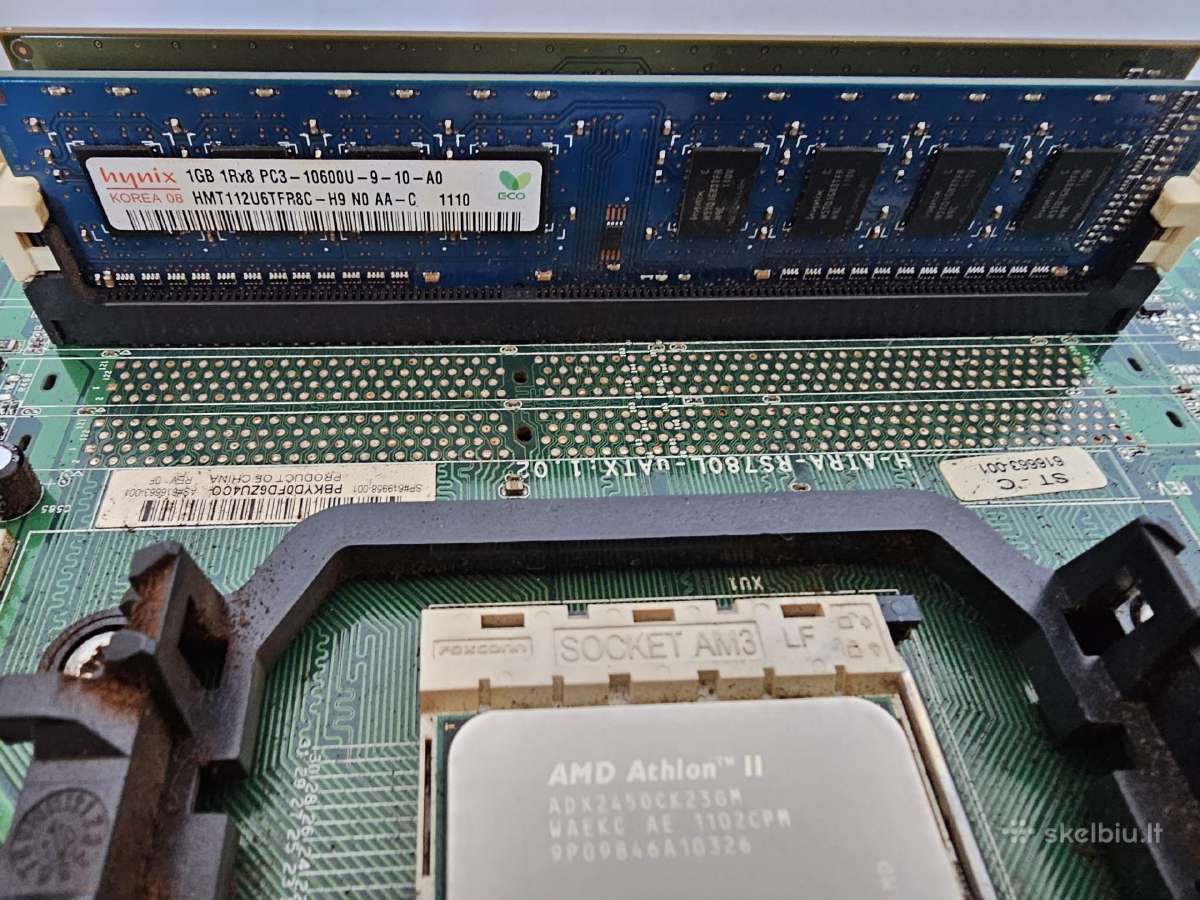 Hp compaq stacionaro plokštė su RAM ir cpu - nuotraukos Nr. 3