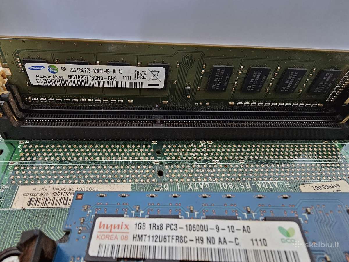 Hp compaq stacionaro plokštė su RAM ir cpu - nuotraukos Nr. 4