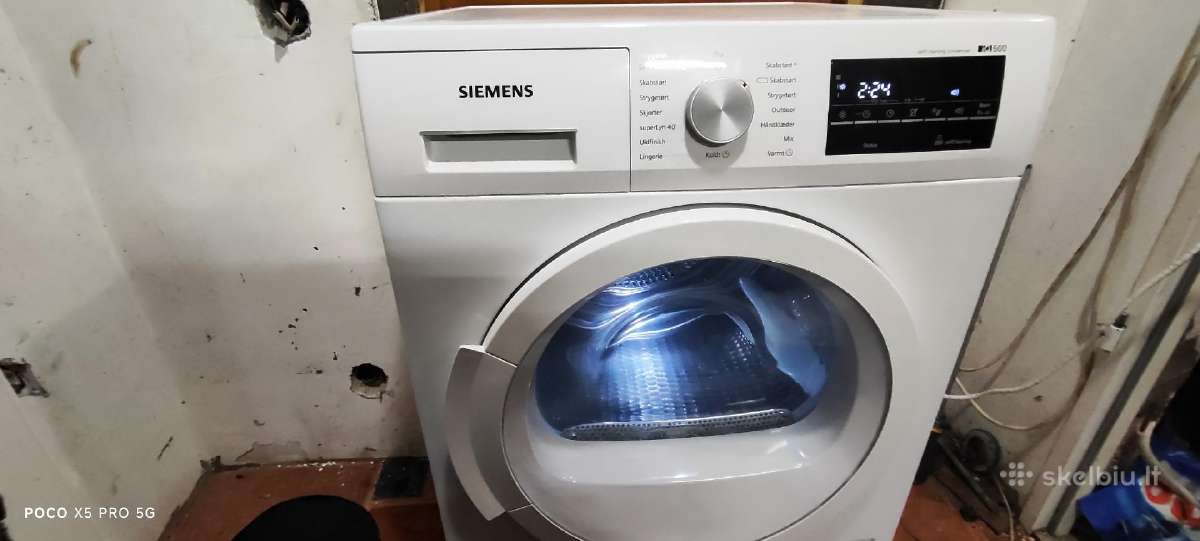 Siemens Wt47w448 iq500 Su šilumos Siurbliu8kg.a++