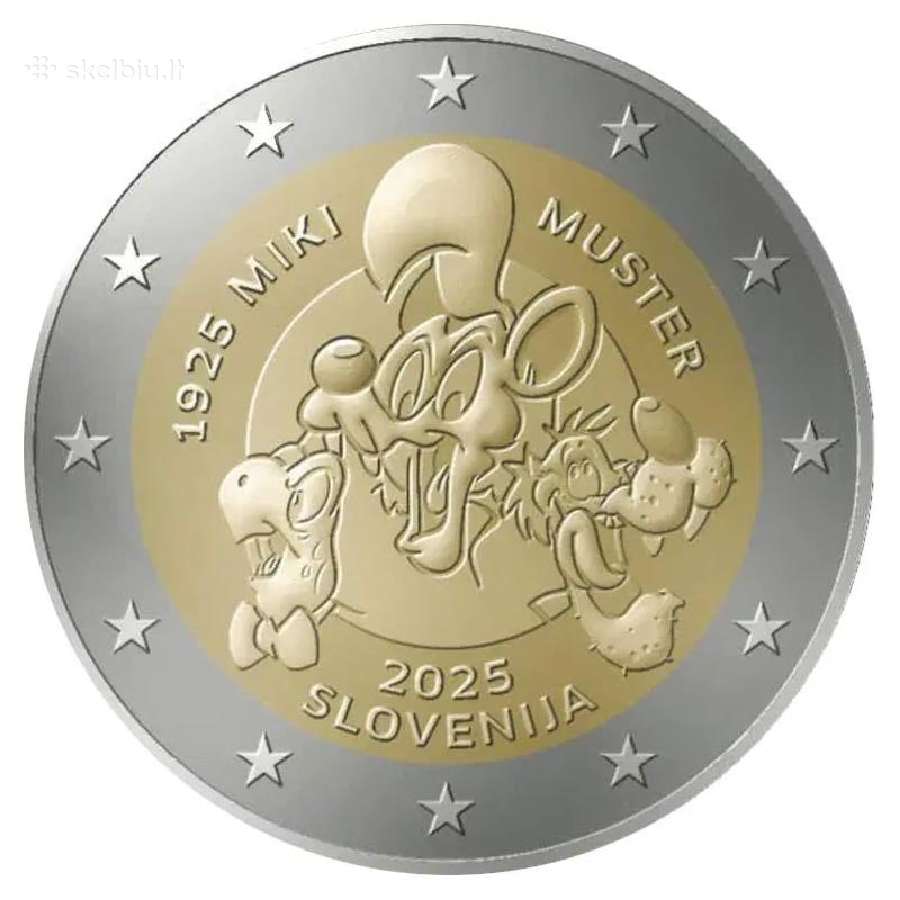 2 eurų Slovėnijos Unc proginės monetos - nuotraukos Nr. 7