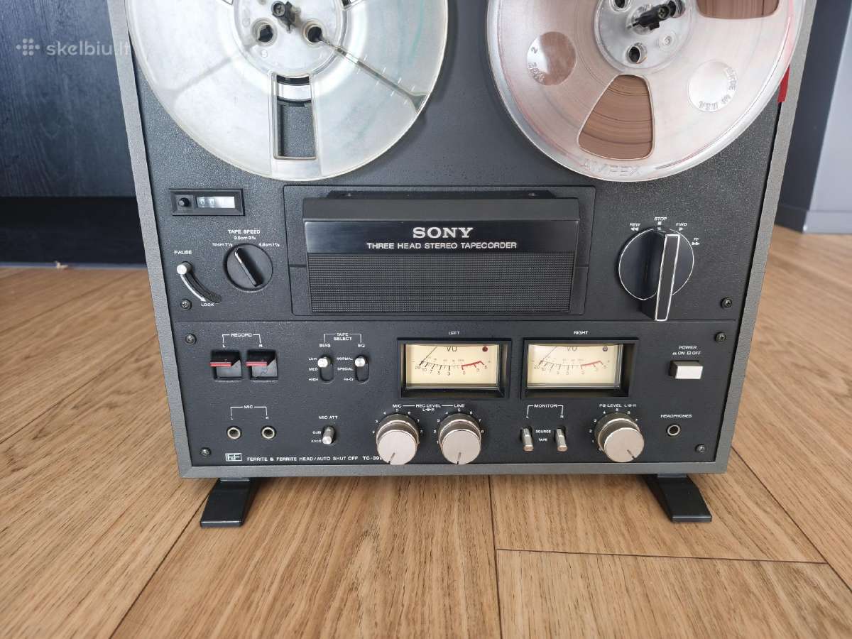 Sony Tc-399 juostų grotuvas kolekcinio stovio - nuotraukos Nr. 11