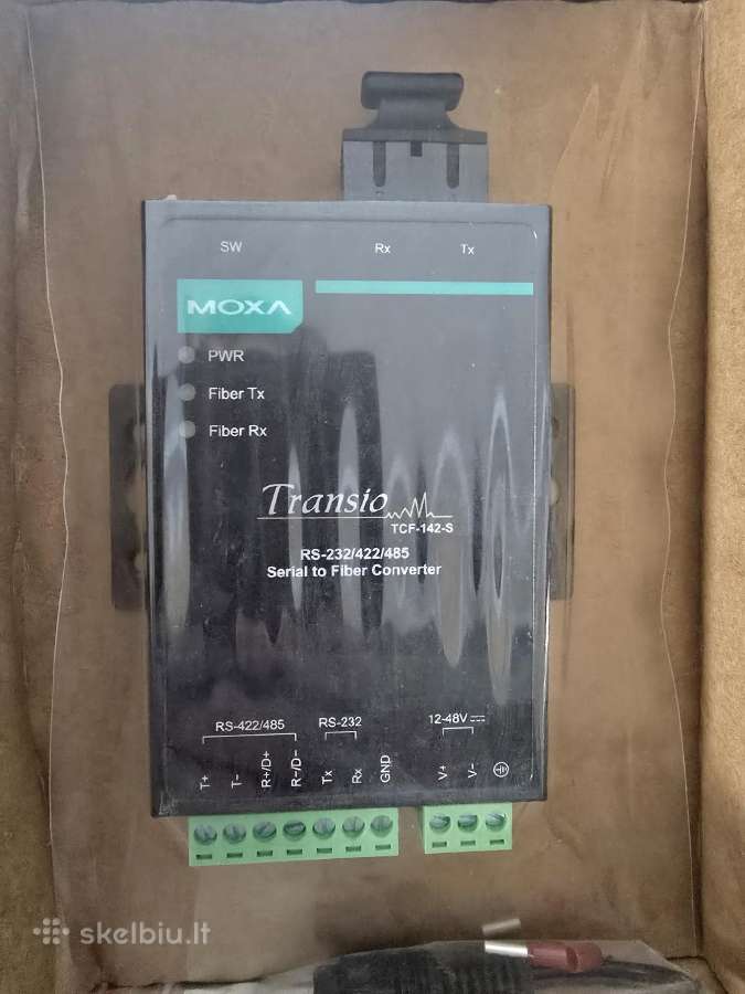Moxa Tcf-142-s-sc Serial-to-fiber konverteris - nuotraukos Nr. 2