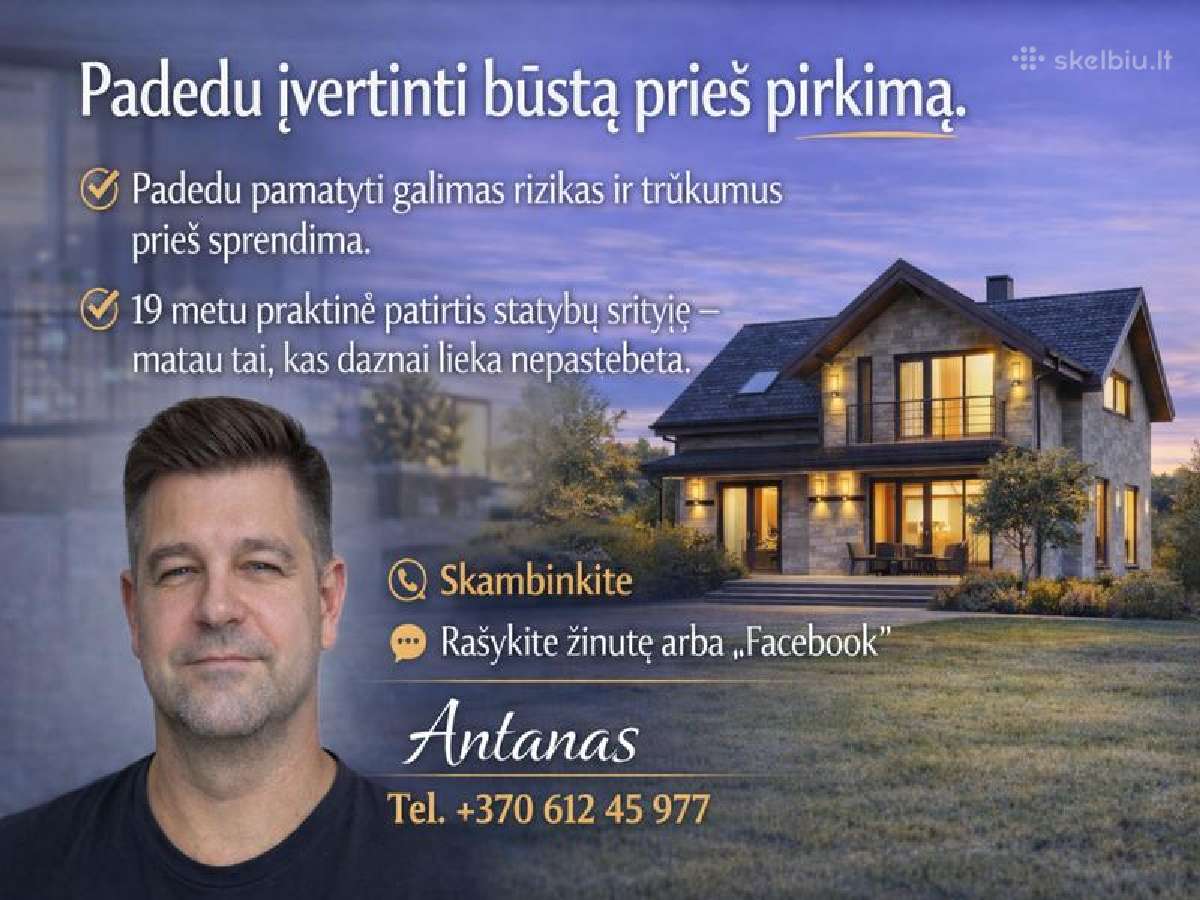 Būsto įvertinimas prieš pirkimą