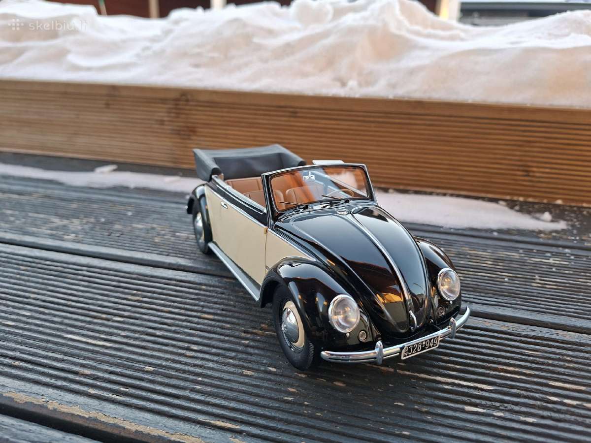 VW Beetle Convertible 1:18