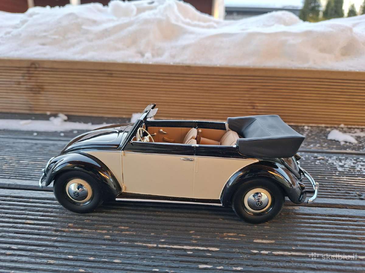 VW Beetle Convertible 1:18 - nuotraukos Nr. 4