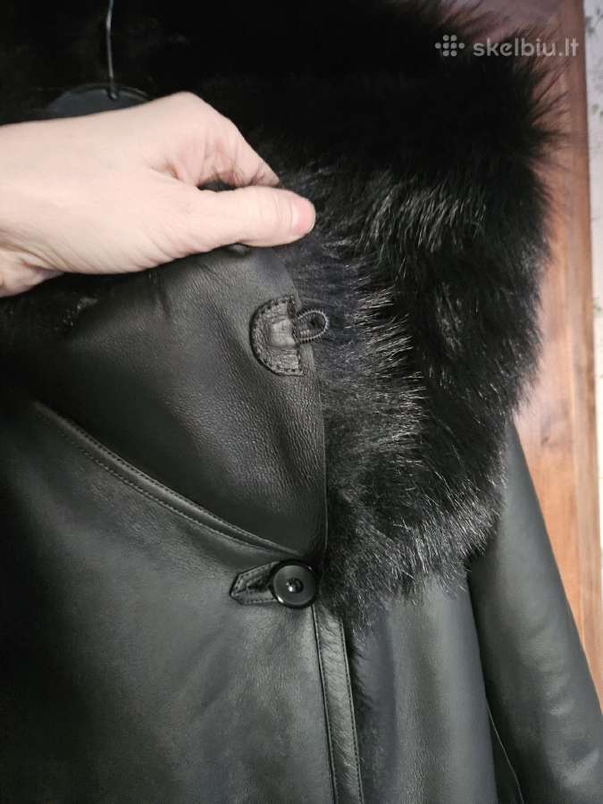 Gianluca Mantuano dizainerio kurtas odinis paltas - nuotraukos Nr. 5