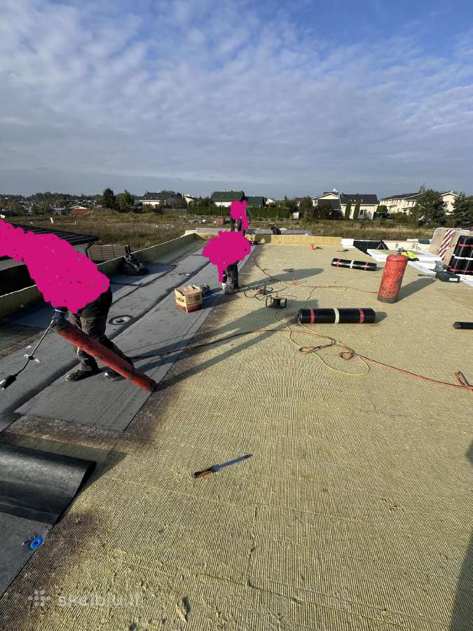 Sutapdinto stogo šiltinimas nuolydžių formavimas