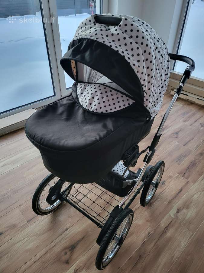 4in1 vaikiškas vežimėlio komplektas