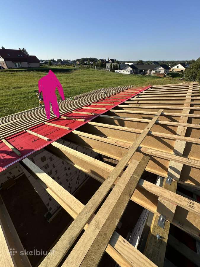 Stogų dengimas, Skardiniai čerpiniai stogai, Velux - nuotraukos Nr. 9