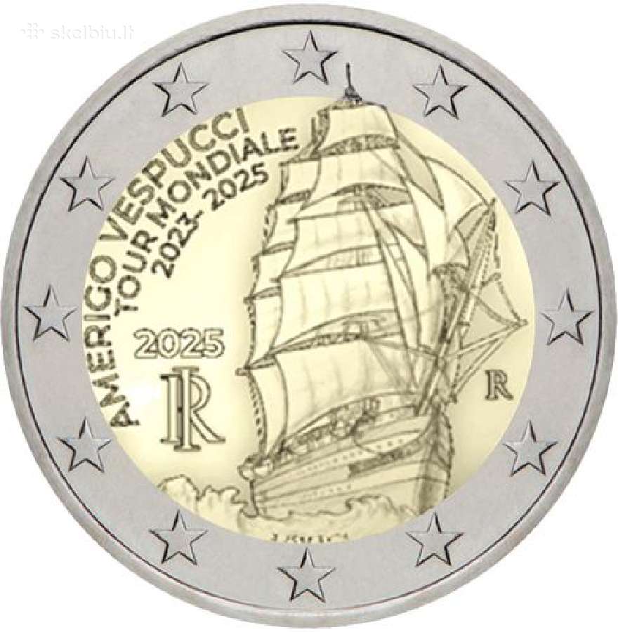 2 eurų Italijos Unc proginės monetos - nuotraukos Nr. 12