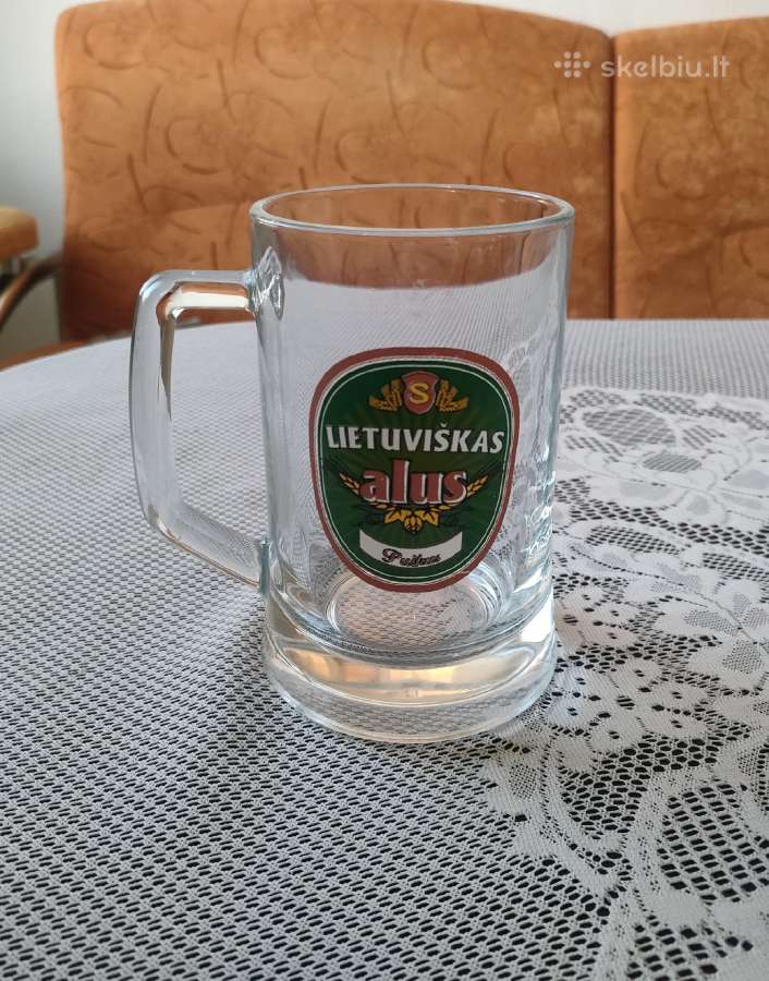 Bokalas/bokalai 1vnt geros būklės lietuviškas alus