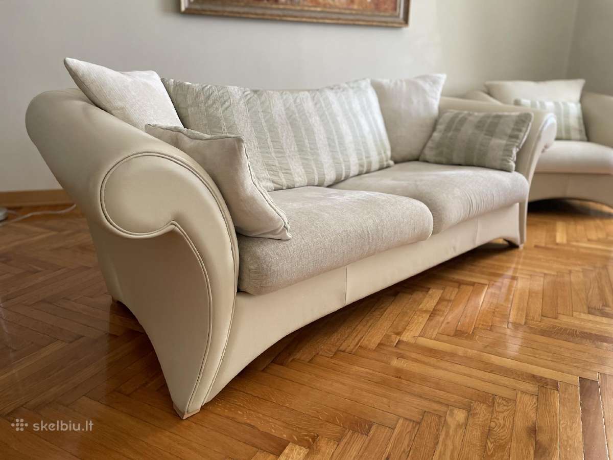 Kler minkštų baldų komplektas 3+1+1 (miegama sofa) - nuotraukos Nr. 2