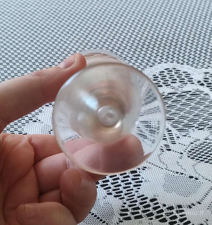 Maža stiklinė taurė, taurelė tik 1vnt :( - nuotraukos Nr. 4