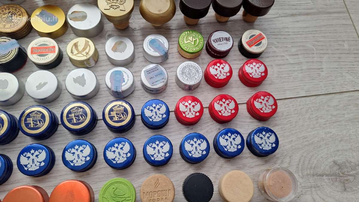 Konjako,degtines,brendžio, kamšteliai 200 vnt. - nuotraukos Nr. 5