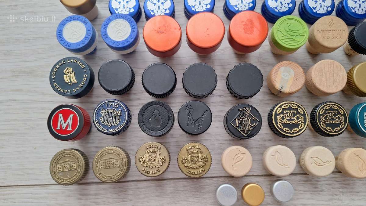 Konjako,degtines,brendžio, kamšteliai 200 vnt. - nuotraukos Nr. 6